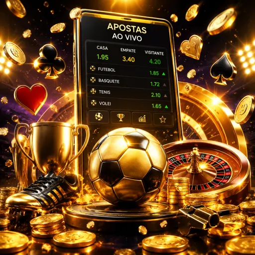 Bilhete de futebol com três seleções e odd composta calculada